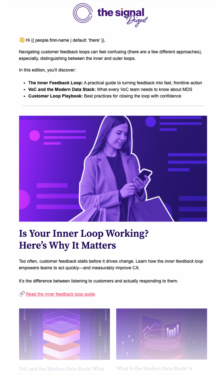 A recent issue of The Signal newsletter